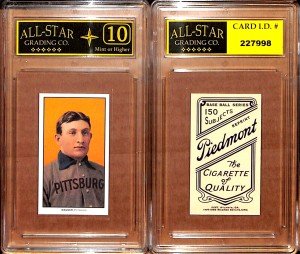Honus Wagner 1909 T206 Licensed REPRINT ASG 10