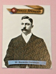 Alexander Cartwright 2021 Famous Americans Card #38