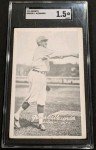 1921 Grover Cleveland Alexander Exhibit Card SGC 1.5