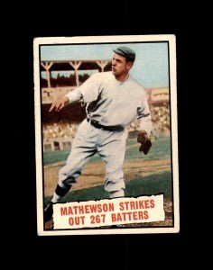 1961 Topps Christy Mathewson Baseball Card