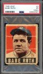 1948-49 Leaf Babe Ruth Yankees Card #3