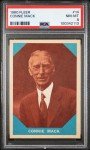 1960 Fleer Baseball Greats Connie Mack PSA 8