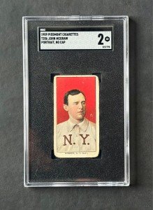 T206 John McGraw Portrait No Cap Card SGC 2