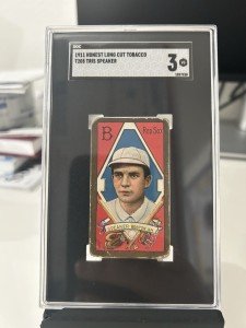 1911 T205 Tris Speaker Gold Border Card