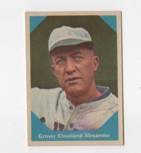 Grover Cleveland Alexander 1960 Fleer Baseball Card