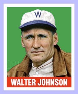 Walter Johnson Baseball Card - Washington Senators