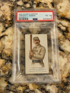 Adrian Cap Anson 1887 Allen & Ginter Baseball Card