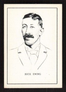 1950 Buck Ewing Hall of Fame Sports Card