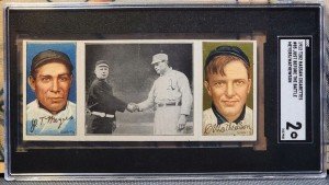 Christy Mathewson Chief Meyers 1912 T202 Card