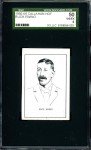 Buck Ewing 1950 Callahan Baseball Card - Graded SGC 4
