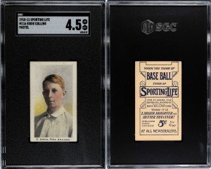 Eddie Collins 1911 M116 Sporting Life Card