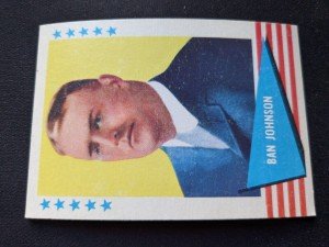 1961 Fleer Baseball Greats Ban Johnson Card #48