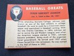1961 Fleer Baseball Greats Ban Johnson Card #48