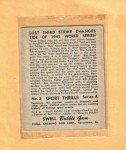 1948 Swell Sport Thrills Grover Cleveland Alexander Card