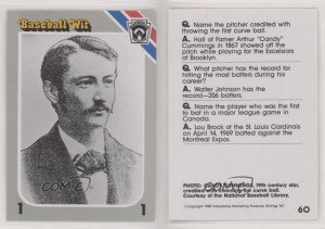 1990 Candy Cummings Baseball Card #60 HOF