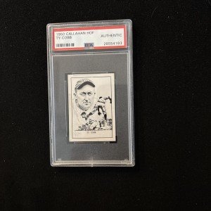 Ty Cobb 1950 Callahan HOF Card - PSA Authentic