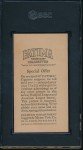 1913 Fatima Cigarettes T200 Walter Johnson Card