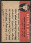 1961 Fleer Baseball Greats #48 Ban Johnson Card