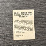 1993 Cracker Jack Connie Mack Baseball Card