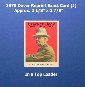 Charles Comiskey 1978 Cracker Jack Card #23 Reprint