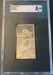 1925-31 W590 Ty Cobb Sports Card - Great Photo