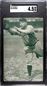 1927 Tris Speaker Sports Card - HOF SGC 4.5