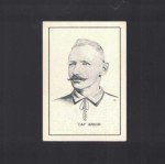 1950 Callahan HOF Cap Anson Card
