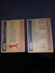 1959 Fleer Ted Williams #75 and #63 Cards