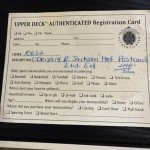 Reggie Jackson Autographed Photo with Lou Gehrig Stamps