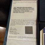 Reggie Jackson Autographed Photo with Lou Gehrig Stamps