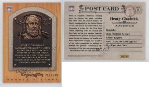 2012 Panini Cooperstown Bronze Chadwick #15 HOF