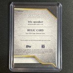 Tris Speaker Topps Diamond Icons Rare Game Bat