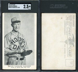 1930 House Of David Grover Cleveland Baseball Postcard