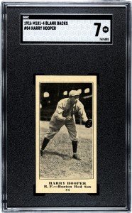 1916 M101-4 Harry Hooper SGC 7 HOF Card