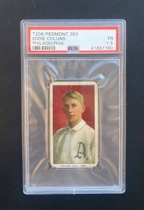 1909 T206 Eddie Collins Portrait Baseball Card