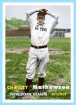 Christy Mathewson Baseball Trading Card - ACEO Art