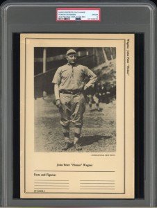 1946 W603 Honus Wagner Sports Card PSA 2