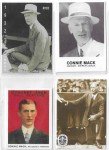 Connie Mack Baseball Card Lot - 4 Cards