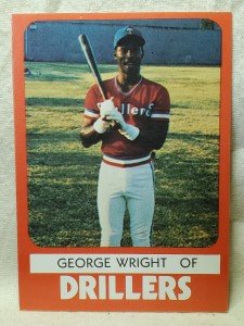 1980 George Wright Tulsa Drillers Sports Card #10