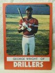 1980 George Wright Tulsa Drillers Sports Card #10