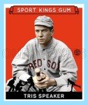 Tris Speaker Art Card - Boston Red Sox