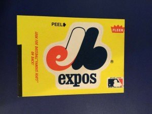 1986 Fleer #21 Expos NAP Lojoie Sticker Card