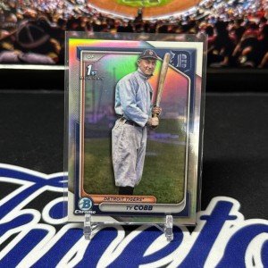 2024 Bowman Draft Ty Cobb Retrofractor Card