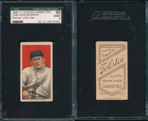 John McGraw T206 Portrait Card - New York Giants