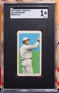 John McGraw 1909-11 T206 Piedmont Baseball Card