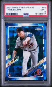 Tarik Skubal 2021 Topps Chrome Rookie PSA 9