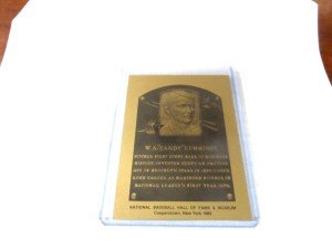 1981 Cooperstown Metal Card: Candy Cummings