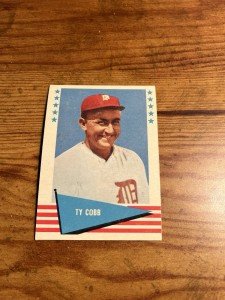 1961 Fleer Ty Cobb Baseball Card #14