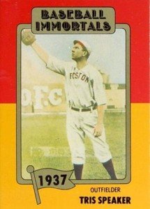 Tris Speaker HOF #11 Sports Card - 1980-87