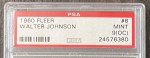 1960 Fleer Walter Johnson #6 PSA 9 OC